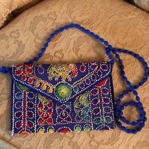 Boho Embroidered Crossbody Bag